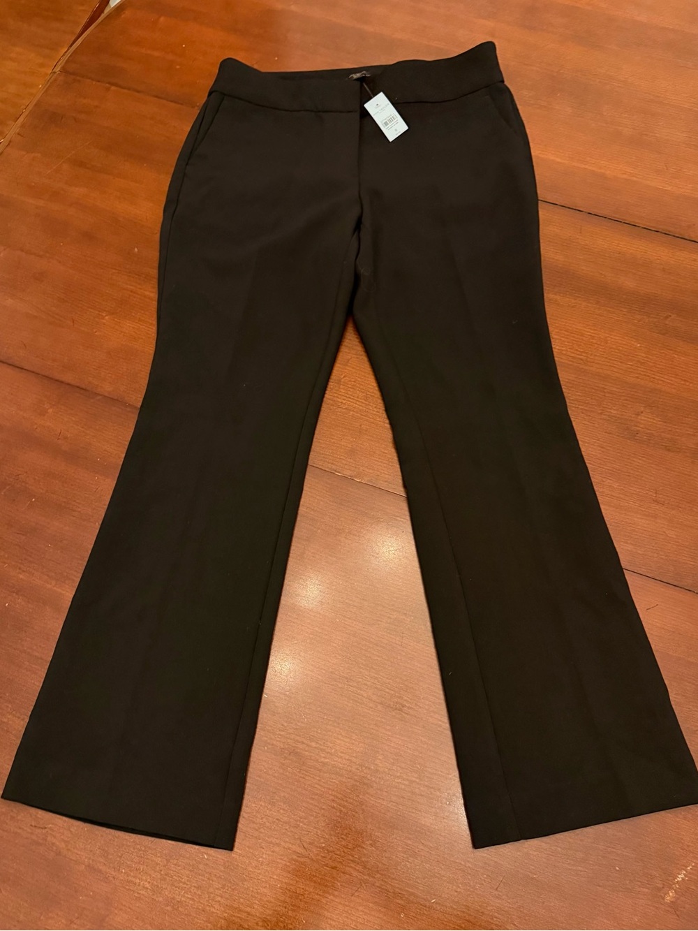 Ann Taylor Factory Black Seamless Stretch Pant Size 8P